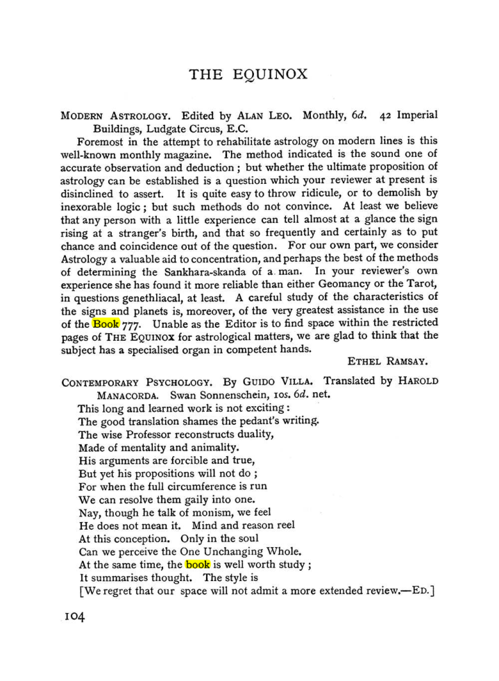 Original scan of The Equinox (Volume I, Number I), PDF page 114