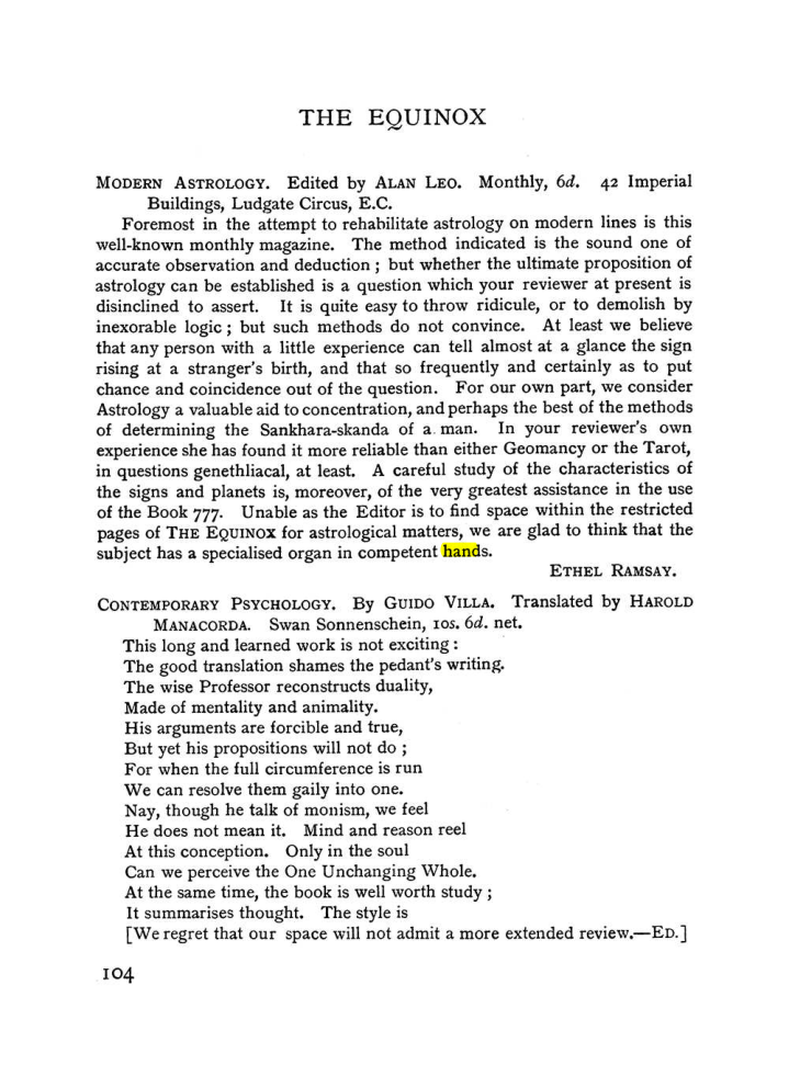 Original scan of The Equinox (Volume I, Number I), PDF page 114