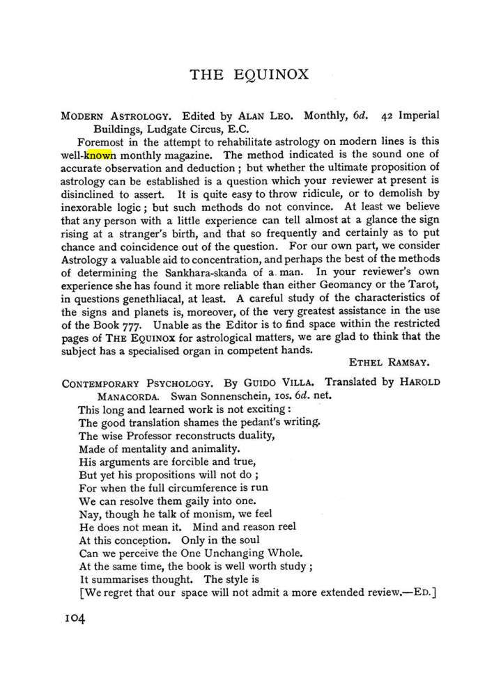 Original scan of The Equinox (Volume I, Number I), PDF page 114