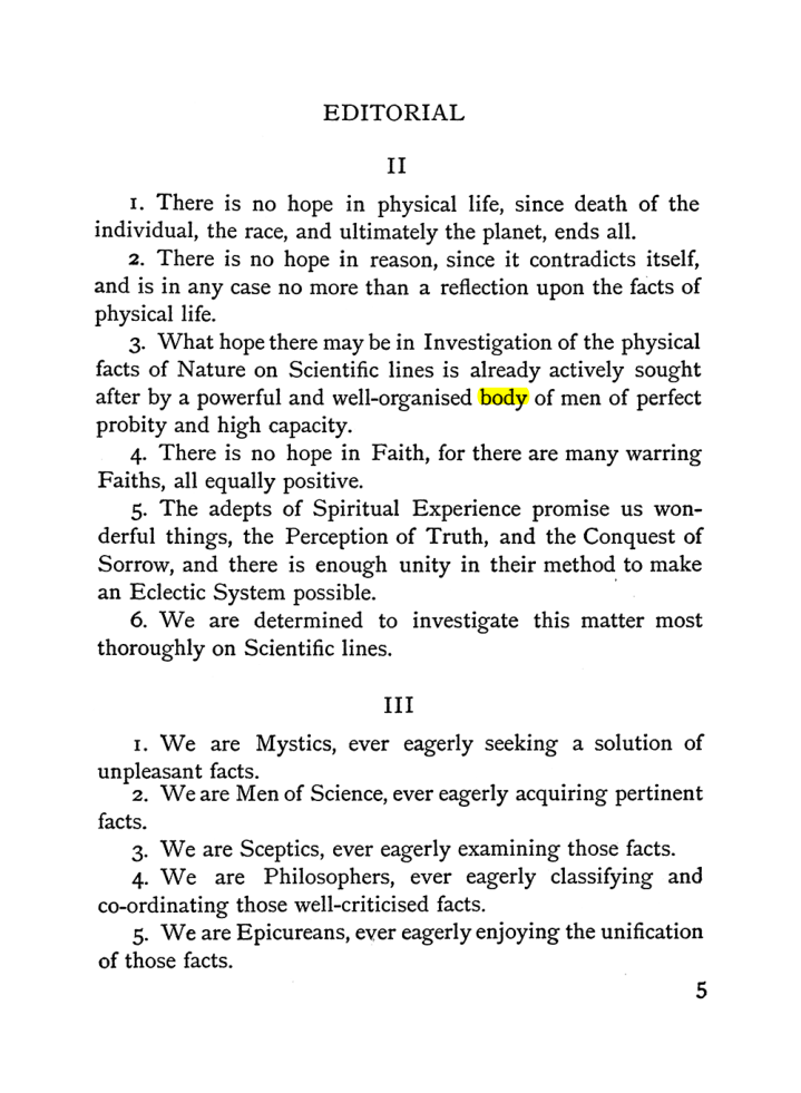Original scan of The Equinox (Volume I, Number I), PDF page 13