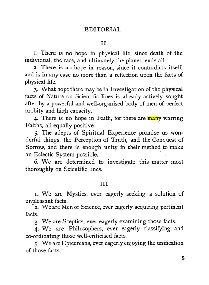 Original scan of The Equinox (Volume I, Number I), PDF page 13