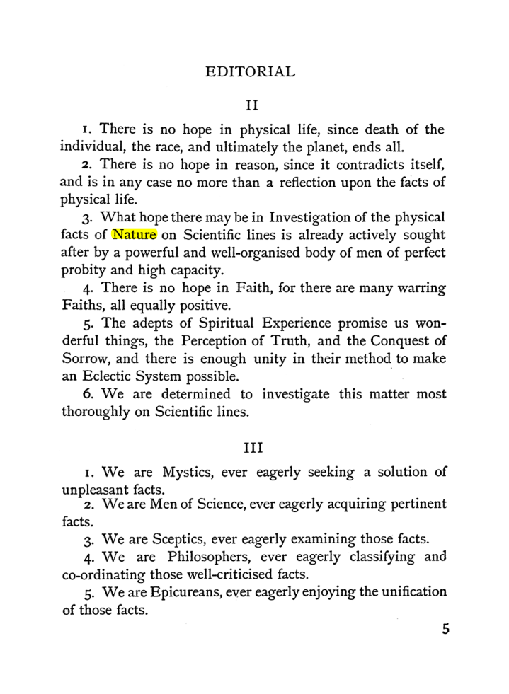 Original scan of The Equinox (Volume I, Number I), PDF page 13