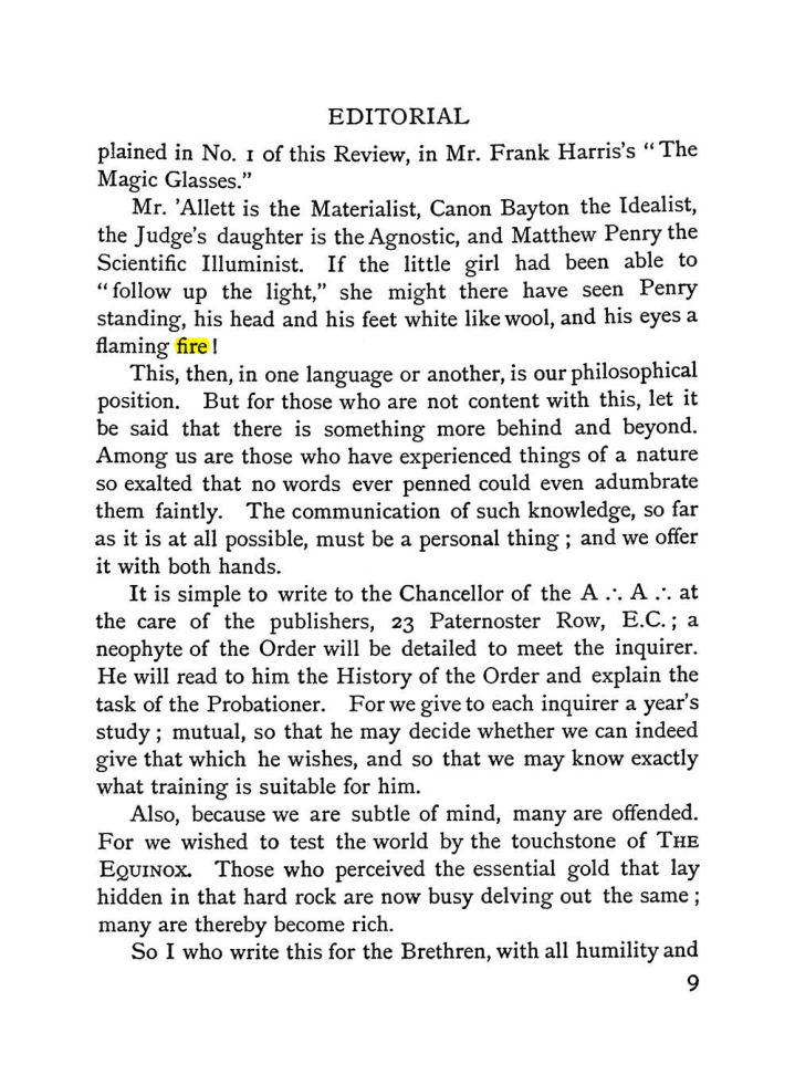 Original scan of The Equinox (Volume I, Number I), PDF page 17