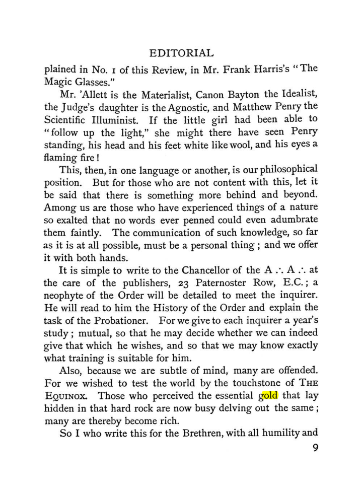 Original scan of The Equinox (Volume I, Number I), PDF page 17