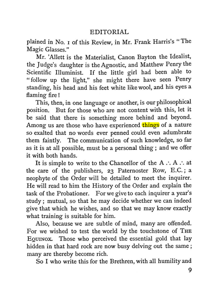 Original scan of The Equinox (Volume I, Number I), PDF page 17
