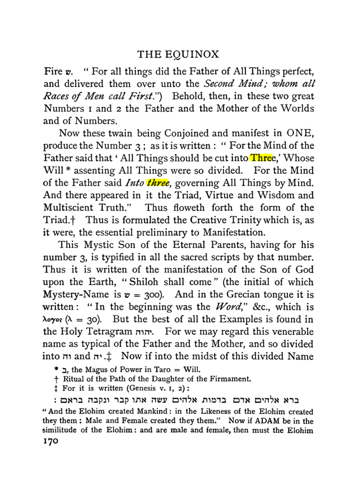 Original scan of The Equinox (Volume I, Number I), PDF page 180