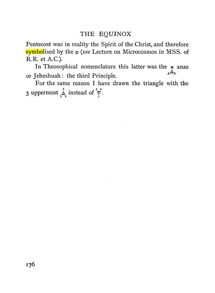Original scan of The Equinox (Volume I, Number I), PDF page 186