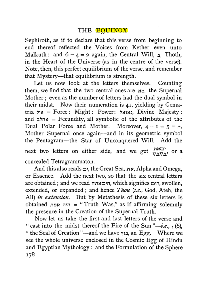 Original scan of The Equinox (Volume I, Number I), PDF page 188