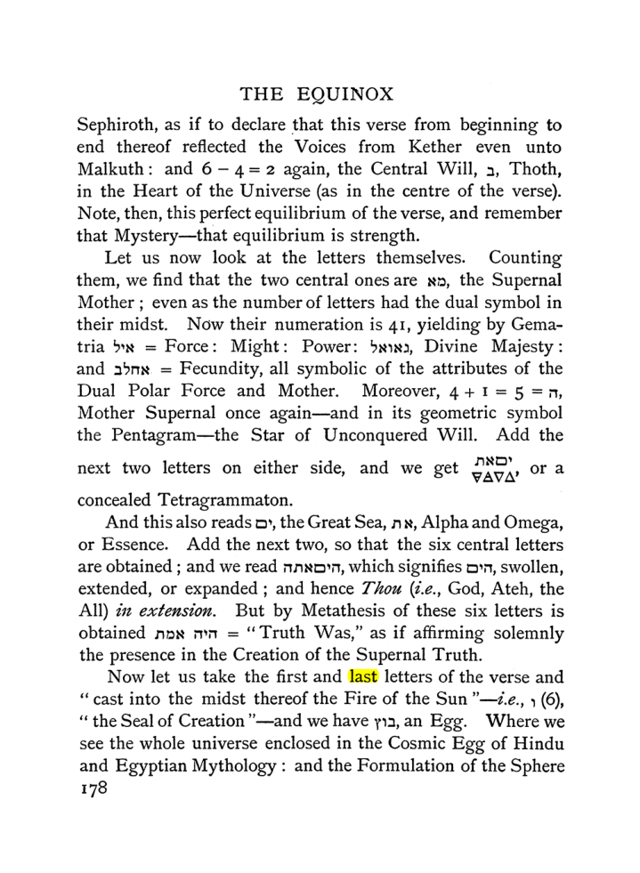 Original scan of The Equinox (Volume I, Number I), PDF page 188
