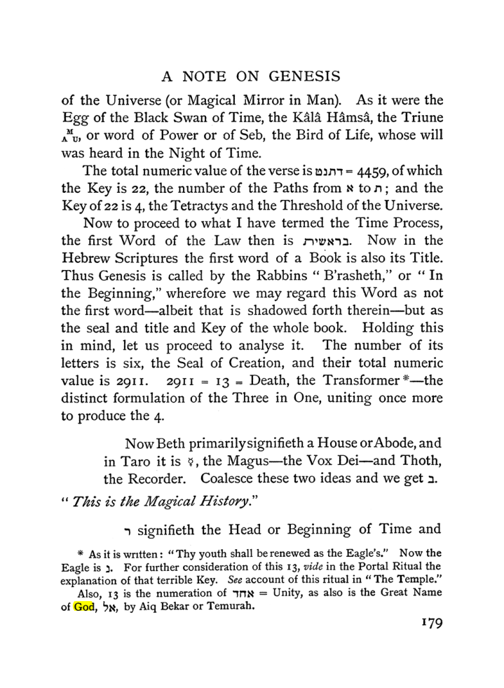 Original scan of The Equinox (Volume I, Number I), PDF page 189