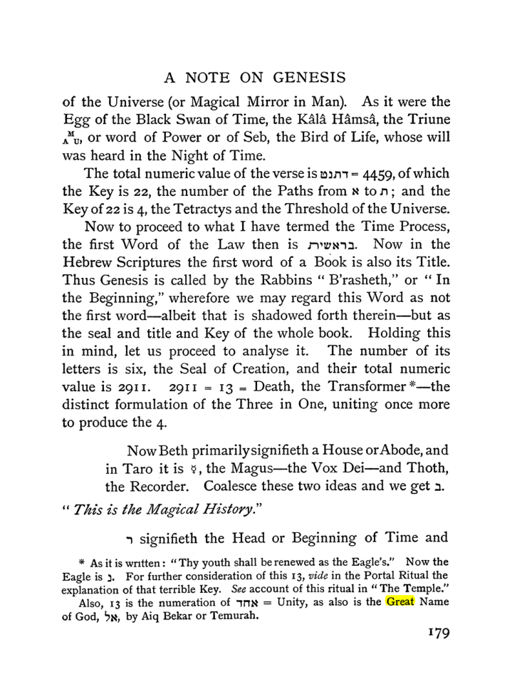 Original scan of The Equinox (Volume I, Number I), PDF page 189