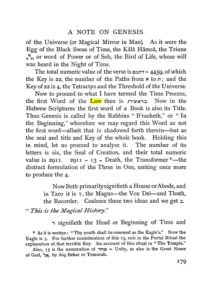 Original scan of The Equinox (Volume I, Number I), PDF page 189
