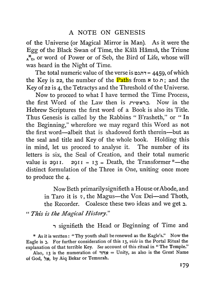 Original scan of The Equinox (Volume I, Number I), PDF page 189