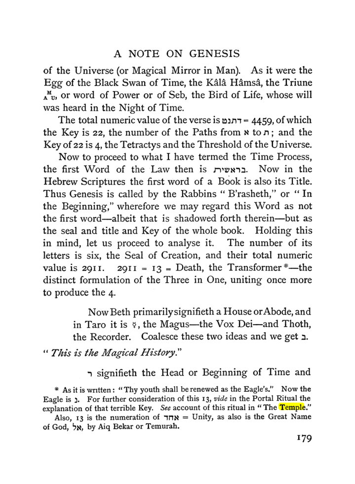 Original scan of The Equinox (Volume I, Number I), PDF page 189
