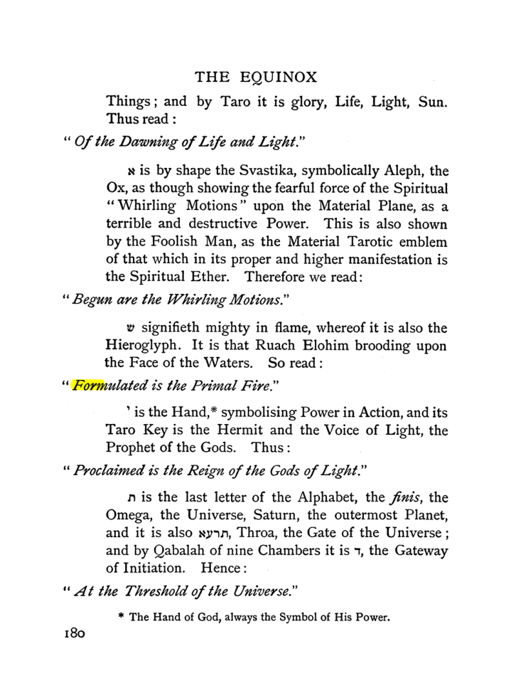 Original scan of The Equinox (Volume I, Number I), PDF page 190