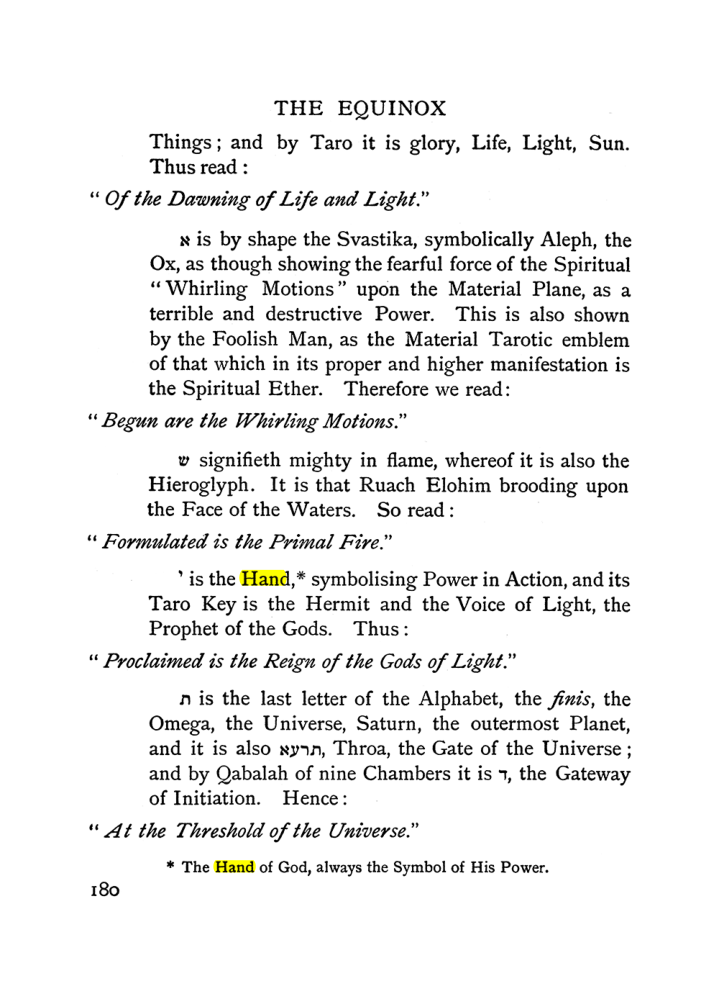 Original scan of The Equinox (Volume I, Number I), PDF page 190