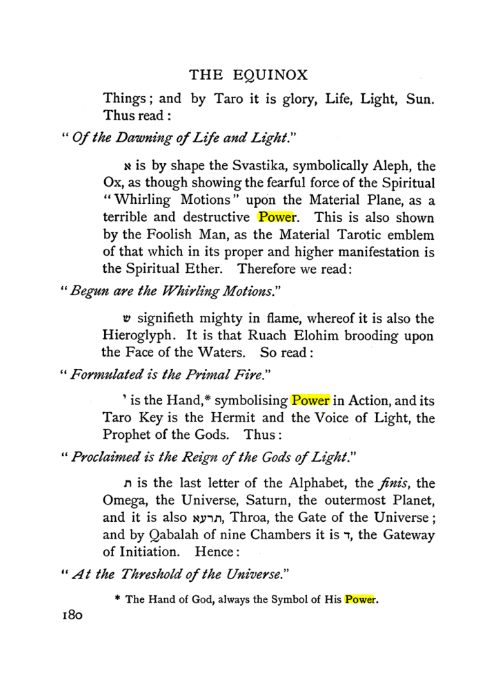 Original scan of The Equinox (Volume I, Number I), PDF page 190