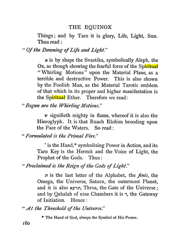 Original scan of The Equinox (Volume I, Number I), PDF page 190