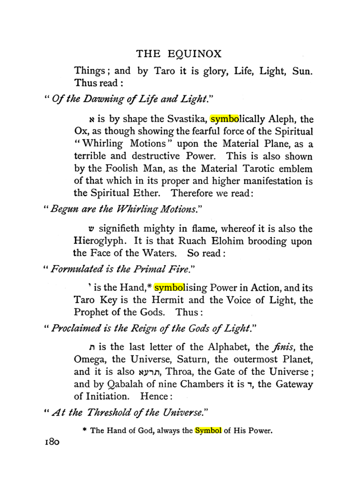 Original scan of The Equinox (Volume I, Number I), PDF page 190