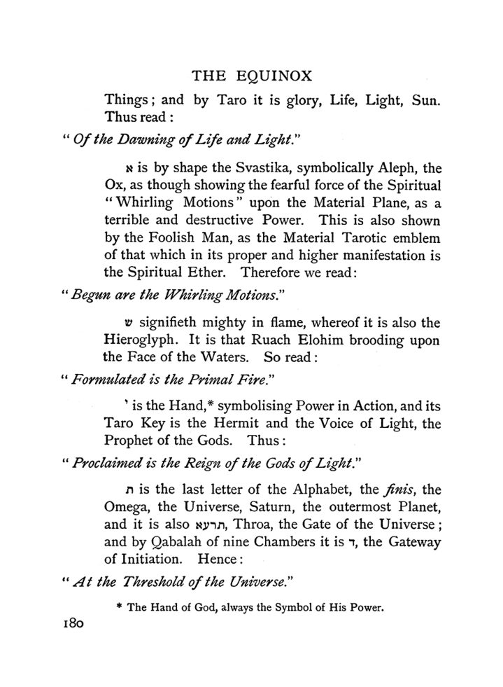 Original scan of The Equinox (Volume I, Number I), PDF page 190