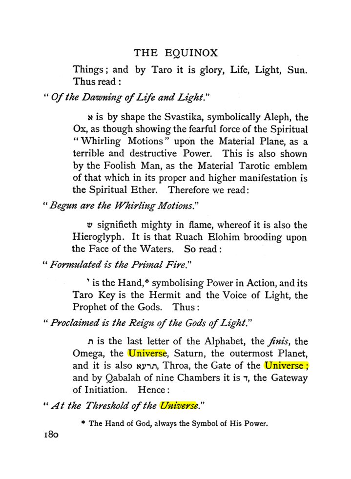 Original scan of The Equinox (Volume I, Number I), PDF page 190