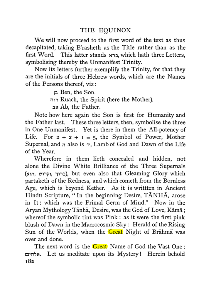 Original scan of The Equinox (Volume I, Number I), PDF page 192