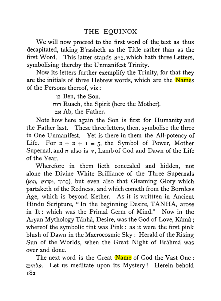 Original scan of The Equinox (Volume I, Number I), PDF page 192