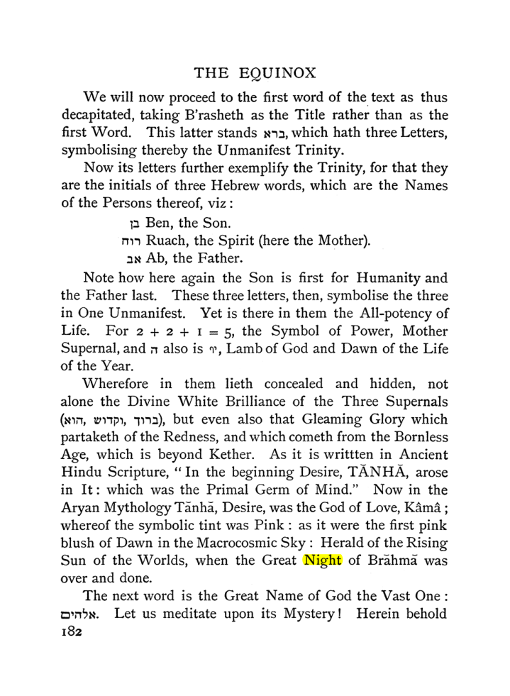 Original scan of The Equinox (Volume I, Number I), PDF page 192