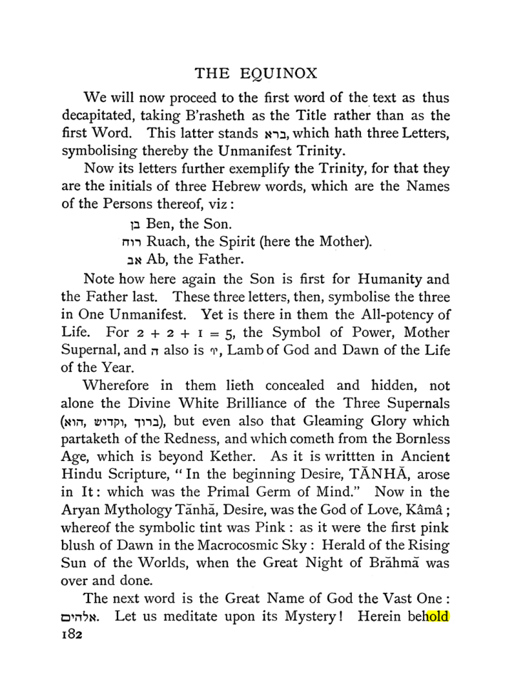 Original scan of The Equinox (Volume I, Number I), PDF page 192