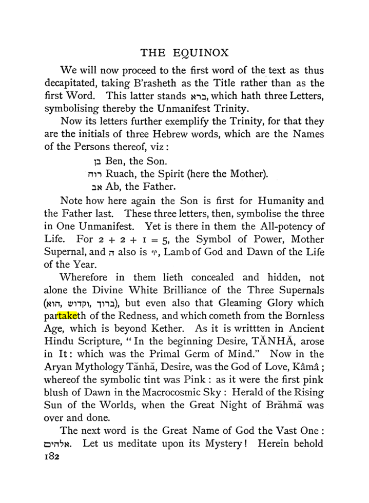 Original scan of The Equinox (Volume I, Number I), PDF page 192