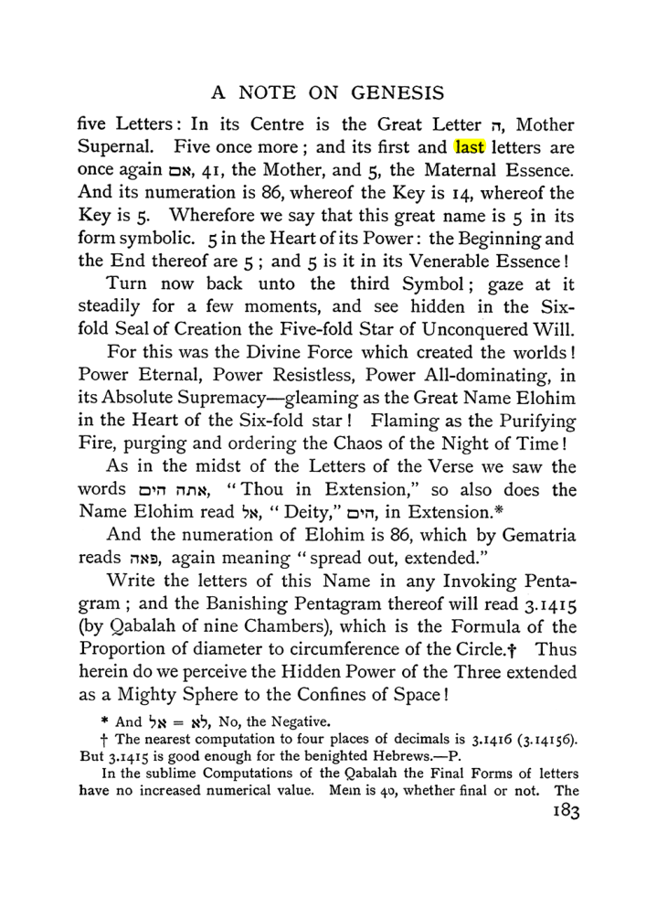 Original scan of The Equinox (Volume I, Number I), PDF page 193