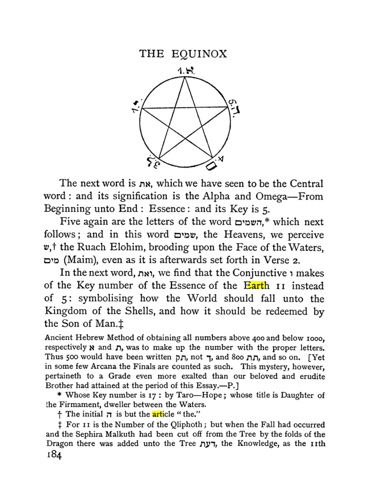 Original scan of The Equinox (Volume I, Number I), PDF page 194