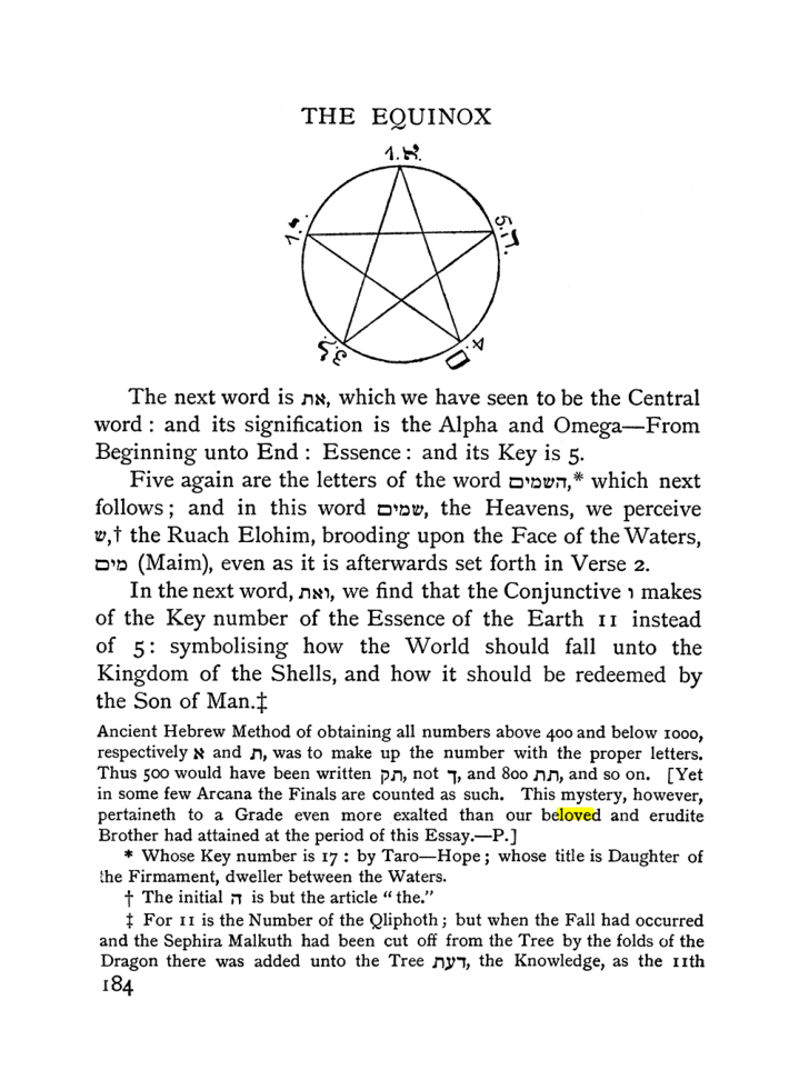 Original scan of The Equinox (Volume I, Number I), PDF page 194