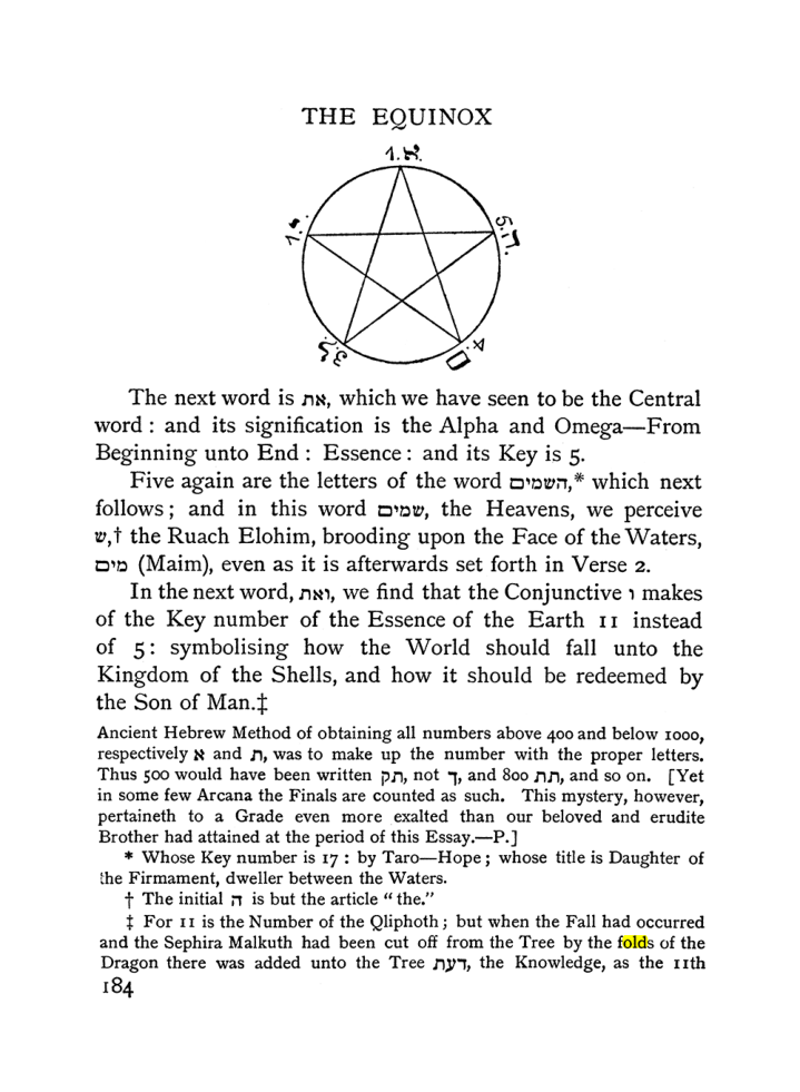 Original scan of The Equinox (Volume I, Number I), PDF page 194