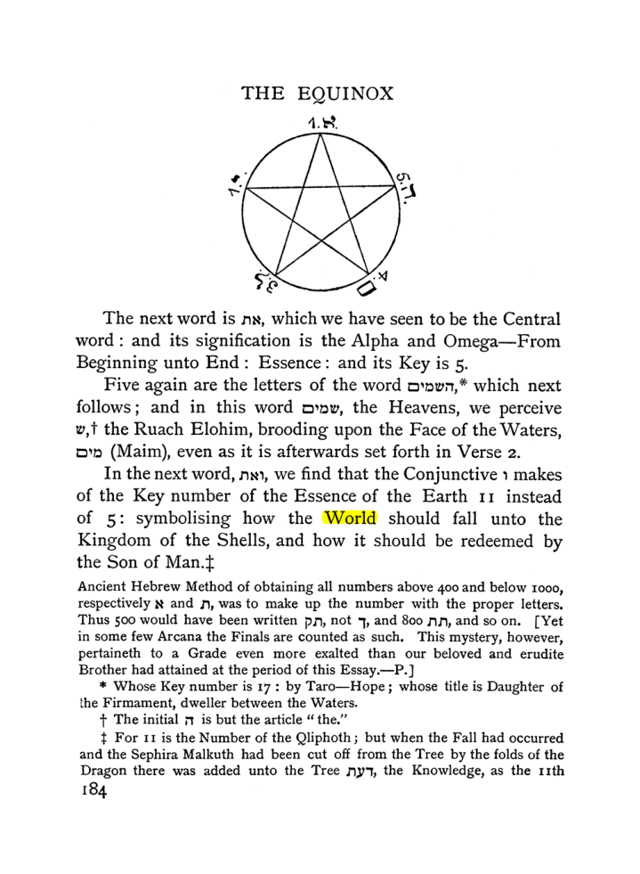Original scan of The Equinox (Volume I, Number I), PDF page 194