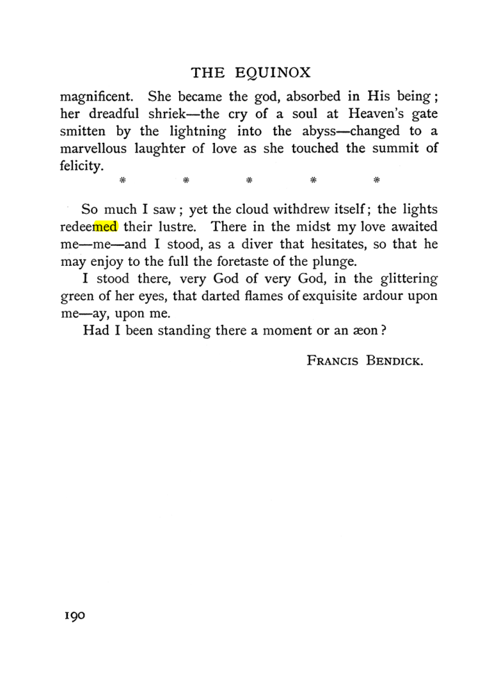Original scan of The Equinox (Volume I, Number I), PDF page 200
