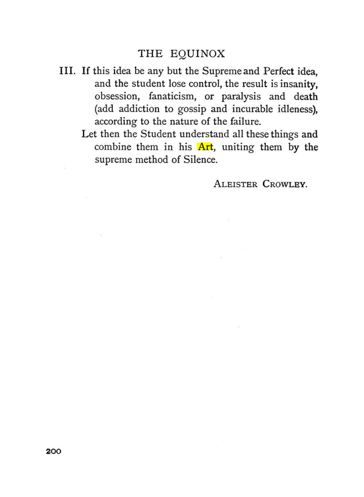 Original scan of The Equinox (Volume I, Number I), PDF page 210