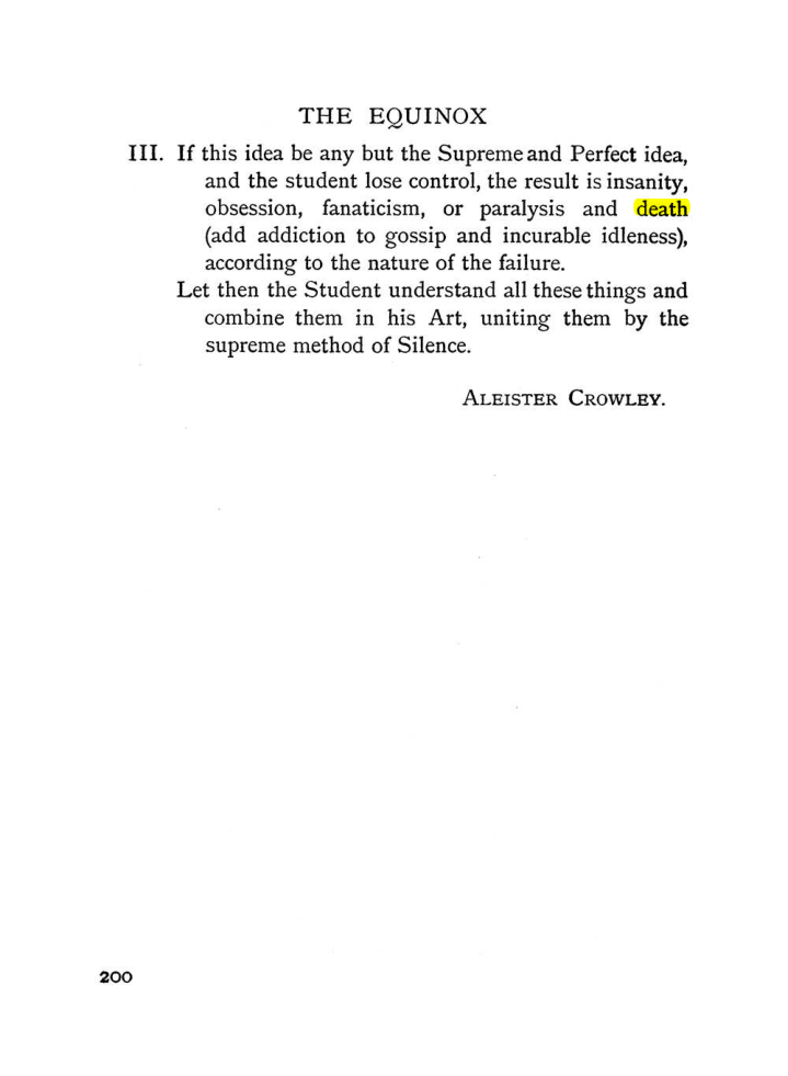 Original scan of The Equinox (Volume I, Number I), PDF page 210