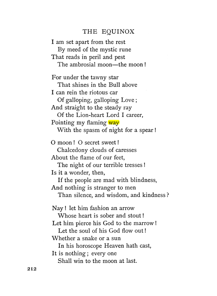 Original scan of The Equinox (Volume I, Number I), PDF page 222