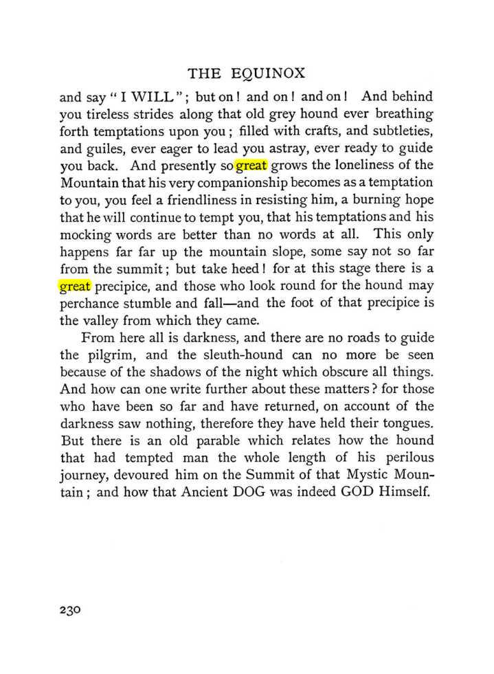 Original scan of The Equinox (Volume I, Number I), PDF page 238