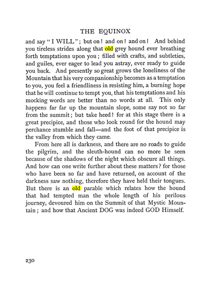 Original scan of The Equinox (Volume I, Number I), PDF page 238