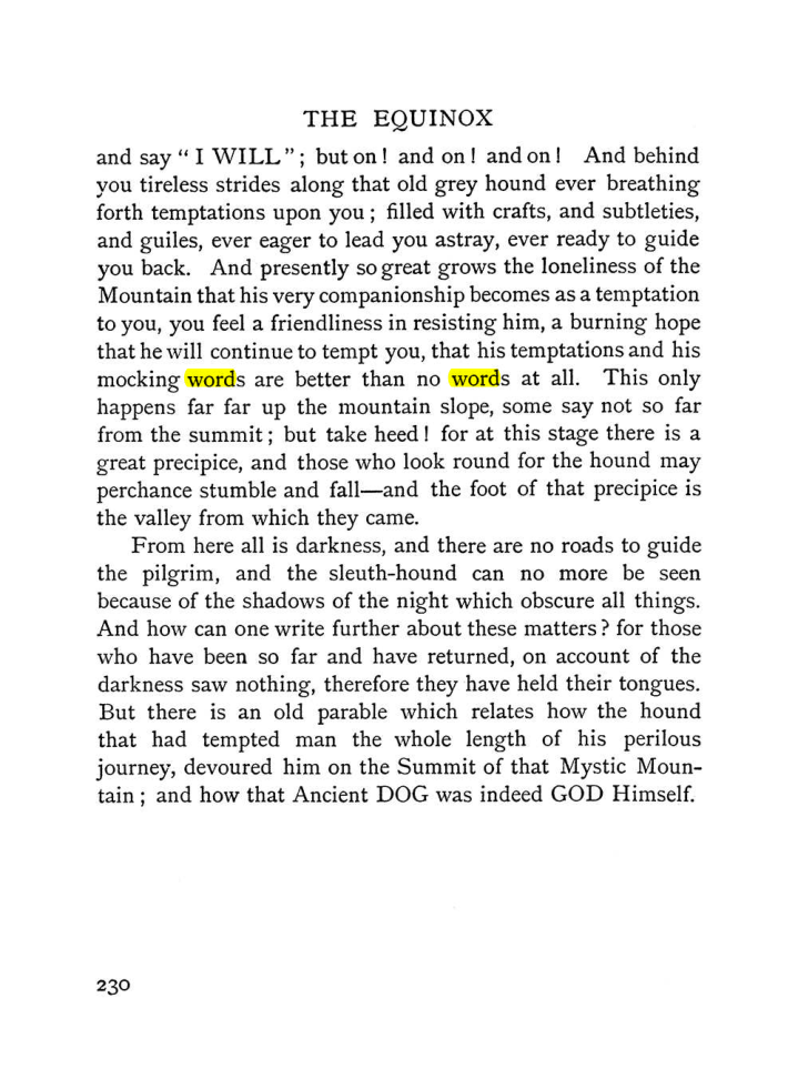 Original scan of The Equinox (Volume I, Number I), PDF page 238