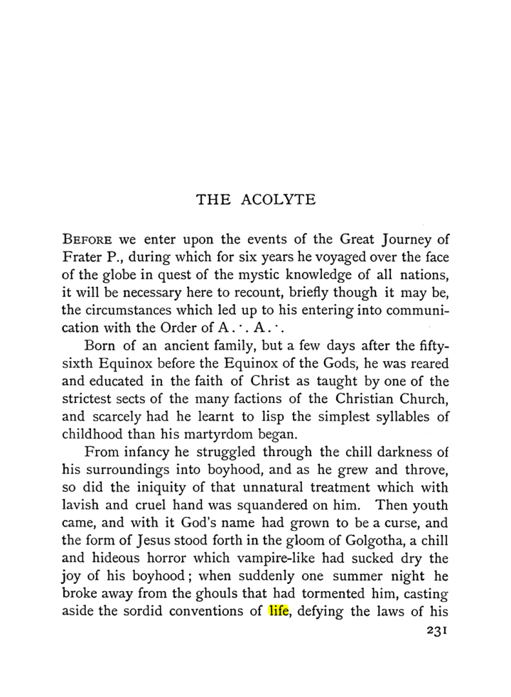 Original scan of The Equinox (Volume I, Number I), PDF page 239