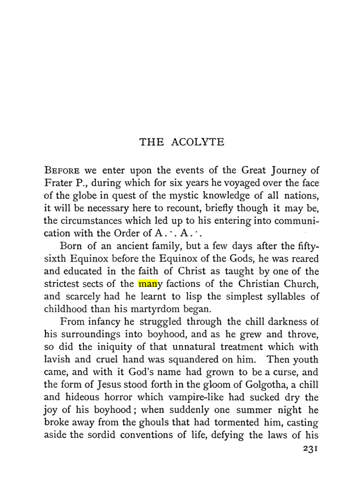 Original scan of The Equinox (Volume I, Number I), PDF page 239