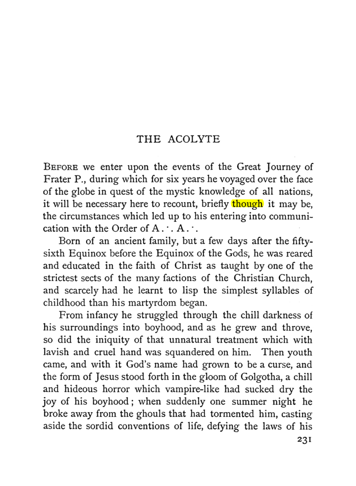 Original scan of The Equinox (Volume I, Number I), PDF page 239