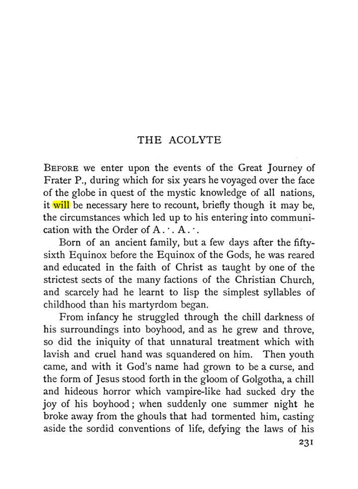 Original scan of The Equinox (Volume I, Number I), PDF page 239