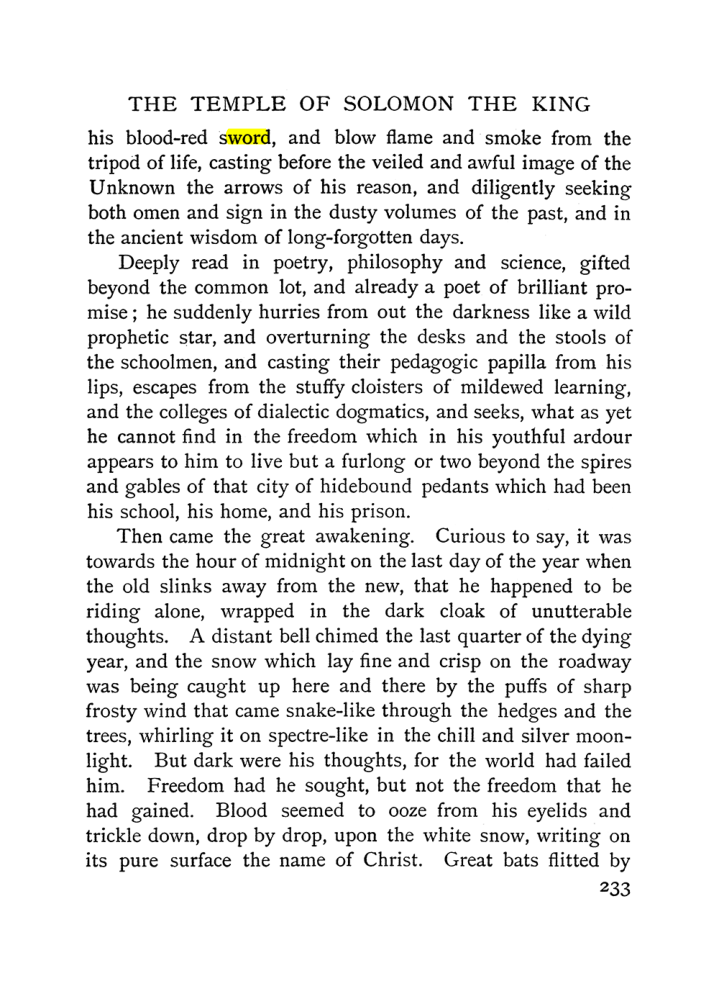 Original scan of The Equinox (Volume I, Number I), PDF page 241