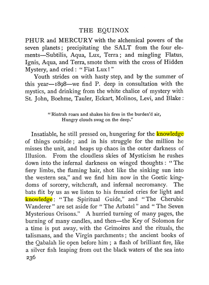 Original scan of The Equinox (Volume I, Number I), PDF page 244