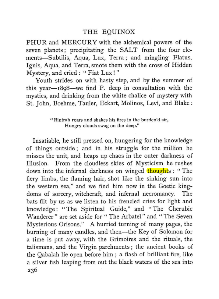 Original scan of The Equinox (Volume I, Number I), PDF page 244