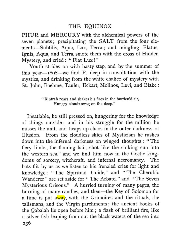 Original scan of The Equinox (Volume I, Number I), PDF page 244